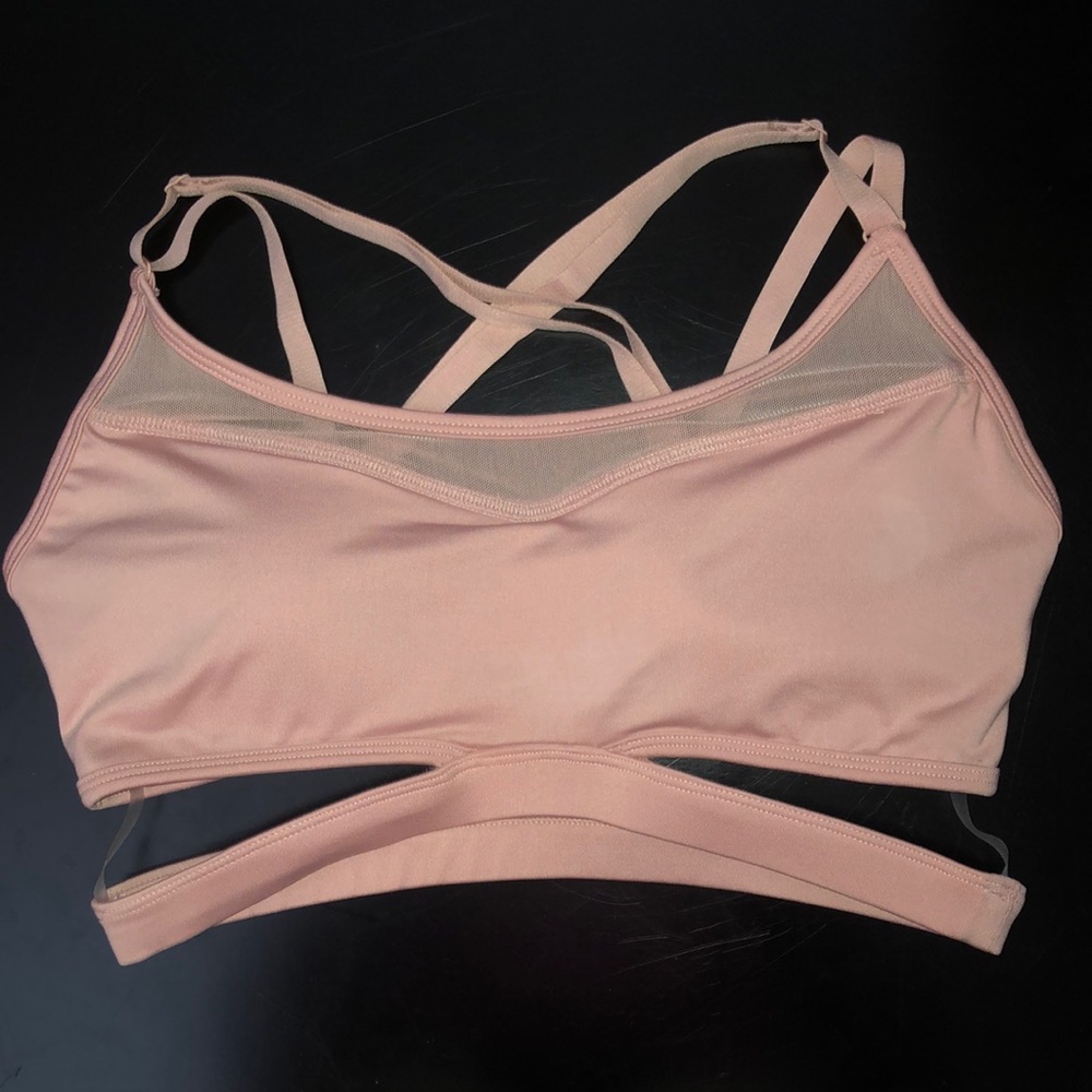 Forever 21 Medium Impact Caged Strappy Sports Bra